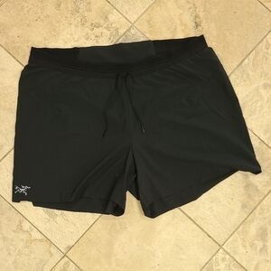 Arc'teryx Black Athletic Performance Shorts